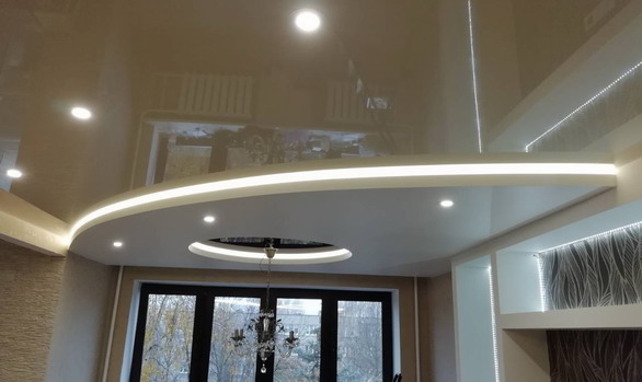 фото натяжной потолок 2